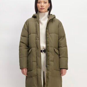 Everlane Re-New Long Puffer - M - Kalamata